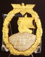 Kriegsabzeichen für Hilfskreuzer – Auxiliary Cruiser War Badge. image 1