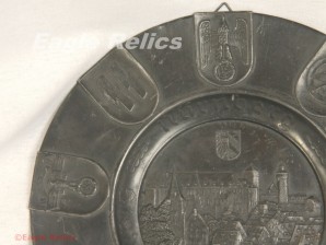 Pewter Commemorative Plate “Nurnberg Rally” image 4