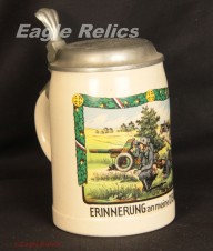 3rd Reich “PanzerAbwehr” Nurnberg Beer Stien image 1