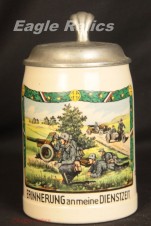 3rd Reich “PanzerAbwehr” Nurnberg Beer Stien image 2