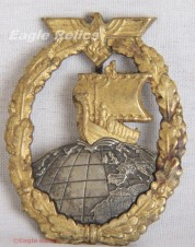 Kriegsabzeichen für Hilfskreuzer – Auxiliary Cruiser War Badge. image 1