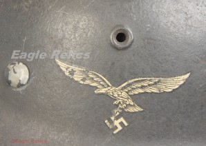 M42 Single Decal Luftwaffe Combat Helmet image 2