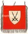 “Deutsche Jungvolk” – DJ Double Sided Trumpet Banner – The state of Sachsen – Saxony image 1