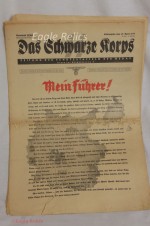 Das Schwarze Korps Hitler’s 50th Birthday Tribute Edition -ultra Rare! image 1