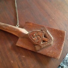 Hand Carved “Unique” Wooden RAD Shovel image 2