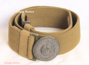 Deutsches Afrika Korps -Tropenfeldbinde für Offiziere –  DAK Officers Belt & Buckle image 2