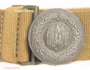 Deutsches Afrika Korps -Tropenfeldbinde für Offiziere –  DAK Officers Belt & Buckle image 3