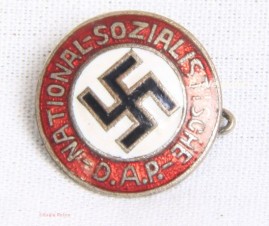 18mm Early NSDAP Party Badge image 1