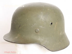 M40 SD –  “True” Camouflaged Combat Helmet image 1