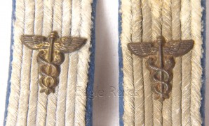 Paar Schulterstücke für einen Leutnant Truppensonderdienst Pair of Lt Transport & Supply Shoulder boards image 3