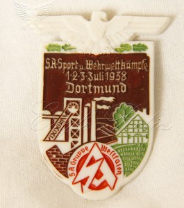 SA Rally Badge Gruppe Westfalen Dortmund 1938