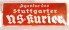 Stuttgarter Ns-Kurier” Enamel Sign. image 1