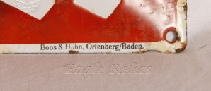 Stuttgarter Ns-Kurier” Enamel Sign. image 4