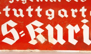 Stuttgarter Ns-Kurier” Enamel Sign. image 2