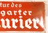 Stuttgarter Ns-Kurier” Enamel Sign. image 6