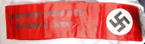 NSDAP Funeral Sash image 1