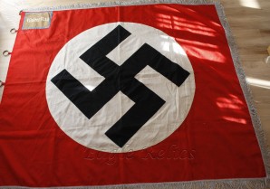 NSDAP Orts level Leadership Parade Banner – Walter Rau. image 6