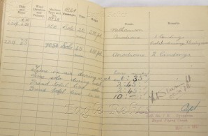 RFC Pilots Flying Log Book + Technical Notes Book RFC image 3