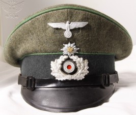 Gebirgsjäger NCO Schirmmütze – Mountain Troops NCO Visor Cap by G.A. Hoffmann image 2