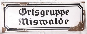 Nationalsozialistische Deutsche Arbeiterpartei – NSDAP Enamel Sign image 1