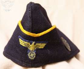 Bordmütze und Dienstbrosche u. Ärmelstreifen der Marinehelferinnen –  KM Female Helpers Overseas Cap and Armband image 3