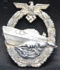 Schnellboot-Kriegsabzeichen – 2nd Pattern  Torpedo Boat War Badge. image 1