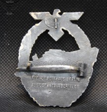 Schnellboot-Kriegsabzeichen – 2nd Pattern  Torpedo Boat War Badge. image 2