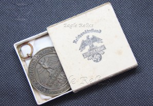 Boxed Medaille Reichsnährstand Landesbauernschaft Schlesien, Blut und Boden – Blood & Soil Farming Medal image 1