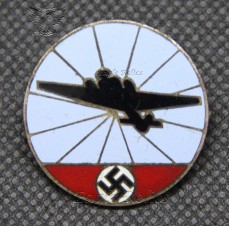 Flugmeldabzeich – Auxiliary Aircraft Reporting Service Personnel’s Civilian Lapel Badge image 1