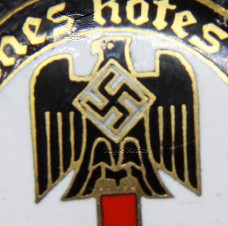 Deutsches Rotes Kreuz – Brosche ” Probeschwester ” Drk Sister’s Enamel Brooch image 3