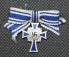 Miniature Ehrenkreuz der Deutschen Mutter in Silber 2. Stufe – Cross of Honour of the German Mother, 2nd Class silver image 1