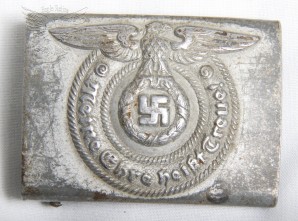 ϟϟ Koppelschloß für Mannschaften und Unteroffizier ϟϟ Steel PaintedO/R Buckle image 1