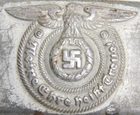 ϟϟ Koppelschloß für Mannschaften und Unteroffizier ϟϟ Steel PaintedO/R Buckle image 2