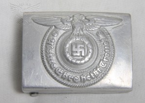 ϟϟ Koppelschloß für Mannschaften und Unteroffizier ϟϟ Aluminium Buckle O/R image 1