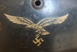 Luftwaffe ex double decal M35 helmet image 5