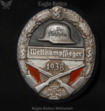 Der Stahlhelm Wettkampffreger -1938 Shield image 1