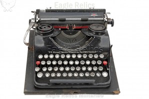 Office Issue Typewriter By Groma With SS Key And Transit Case, image 1