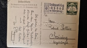 Reichparteitag Nurnberg 1935 postcard image 2