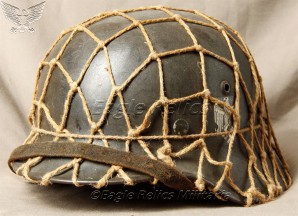 Netted Single Decal Re-issue M35 Combat Helmet image 1