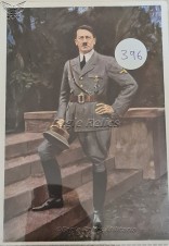 Hommel’s Painting of Adolf Hitler Postcard image 1