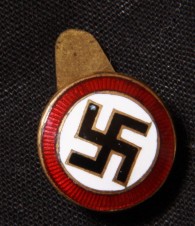 14mm NSDAP sympathizer button hole badge image 1