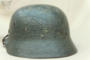 One of a Kind M35 Camo/overpaint Combat Helmet image 3