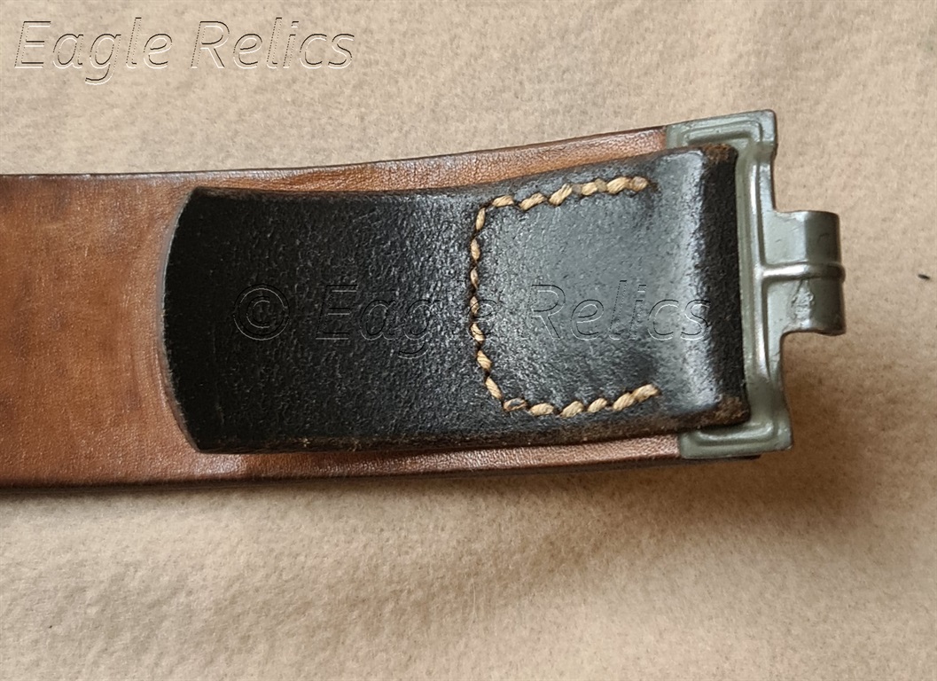 KM gilt buckle with tab and belt | Eagle Relics